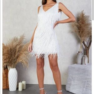 NADINE MERABI Sadie White Dress - M